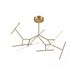 2073 CEILING LIGHT 69W 3000K ALUMINUM & SILICON GOLD MATT Zambelis Lights